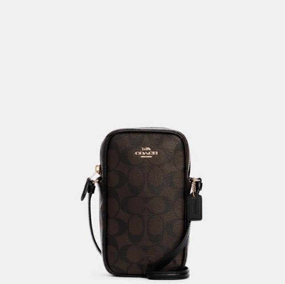 Coach North/South Zip Phone Crossbody
